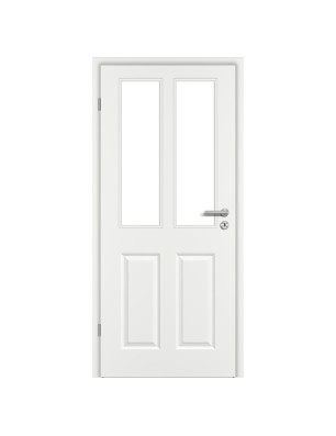 Türblatt STILE KL4/2 Weisslack RAL 9016 - kleine Rundkante