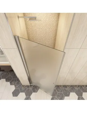 Duschtüren Cali 02 - Pendeltür - Chrom - Satino