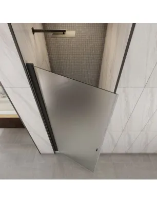 Duschtüren Crato 02 - Pendeltür - Schwarz - Satino