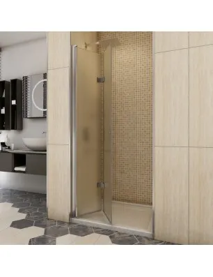 Duschtüren Cali 03 - Falttür - Chrom - Satino