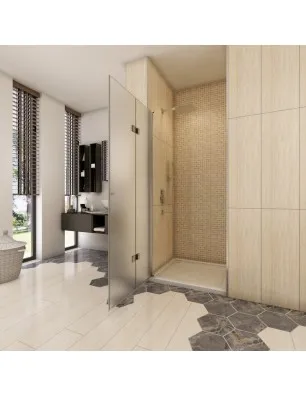 Duschtüren Cali 03 - Falttür - Chrom - Satino