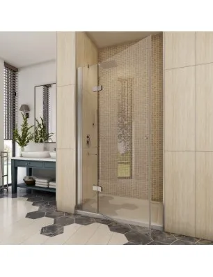 Duschtüren Cali 04 - aussenöffnend - Chrom - Klarglas