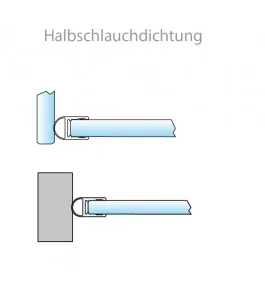 Halbschlauchdichtung