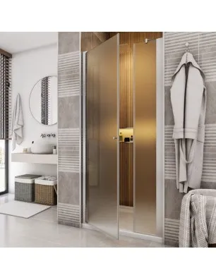 Duschtüren Cali 14 - Pendeltür - Chrom - Satino