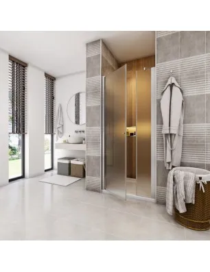 Duschtüren Cali 14 - Pendeltür - Chrom - Satino