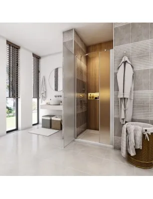 Duschtüren Cali 14 - Pendeltür - Chrom - Satino