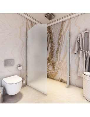 Walk In Dusche Noble 14-Chrom-Satino