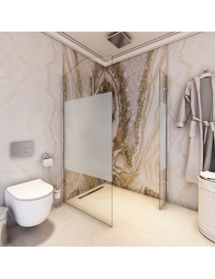 Walk In Dusche Noble 14-Chrom-Blinds