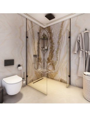 Walk In Dusche Regal 14-Chrom-Klarglas