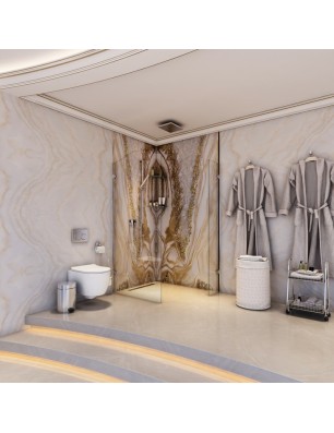 Walk In Dusche Noble 14-Chrom-Klarglas