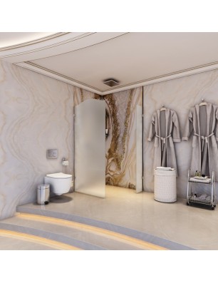 Walk In Dusche Noble 14-Chrom-Satino