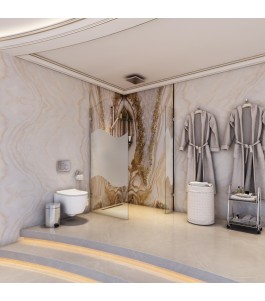 Walk In Dusche Noble 14-Chrom-Billow
