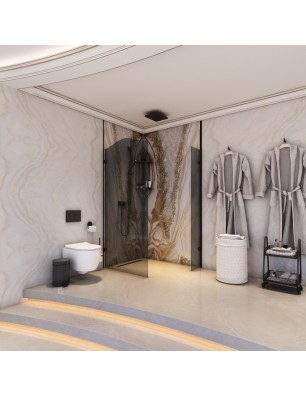 Walk In Dusche Regal 14-Chrom-Grauglas
