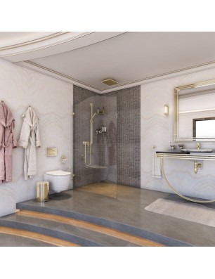 Walk In Dusche Royal 12-Chrom-Klarglas