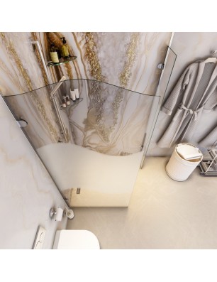 Walk In Dusche Noble 14-Chrom-Billow