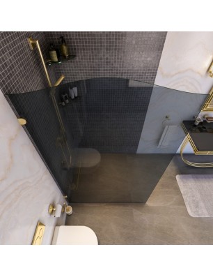 Walk In Dusche Regal 12-Chrom-Grauglas