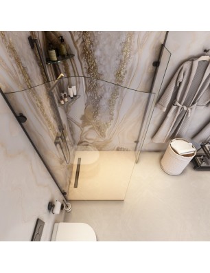 Walk In Dusche Regal 14-Chrom-Klarglas