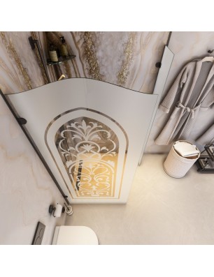 Walk In Dusche Regal 14-Chrom-Vintage