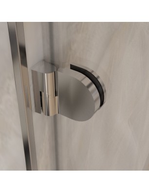 Eck-Duschkabine Noble 01-Aussenöffnend-Chrom-Blinds