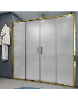 Duschtüren  VERA 02 - Gold - Satino