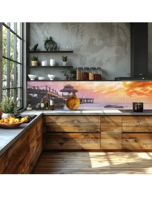 Glas Küchenrückwand 6 mm ESG Motive KRWM-0127