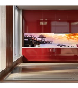 Glas Küchenrückwand 6 mm ESG Motive KRWM-0127