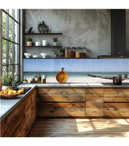 Glas Küchenrückwand 6 mm ESG Motive KRWM-0204