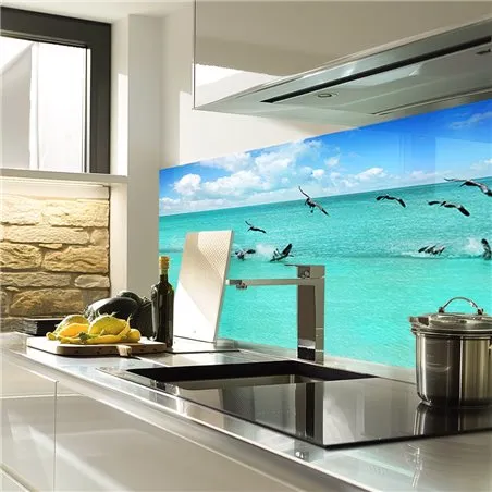 Glas Küchenrückwand 6 mm ESG Motive KRWM-0238