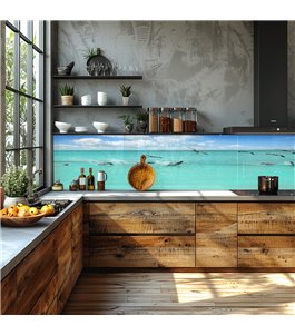 Glas Küchenrückwand 6 mm ESG Motive KRWM-0238