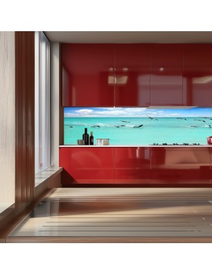 Glas Küchenrückwand 6 mm ESG Motive KRWM-0238