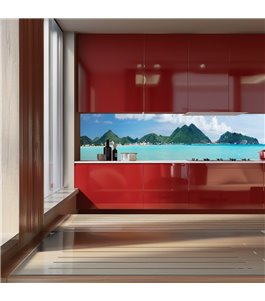 Glas Küchenrückwand 6 mm ESG Motive KRWM-0239
