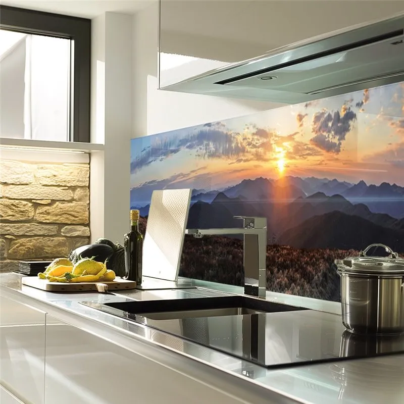 Glas Küchenrückwand 6 mm ESG Motive KRWM-0251