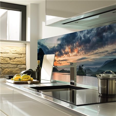 Glas Küchenrückwand 6 mm ESG Motive KRWM-0252