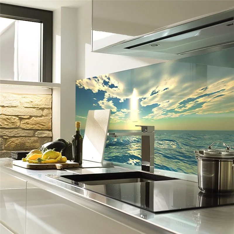 Glas Küchenrückwand 6 mm ESG Motive KRWM-0272