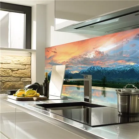 Glas Küchenrückwand 6 mm ESG Motive KRWM-0274