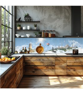 Glas Küchenrückwand 6 mm ESG Motive KRWM-0278
