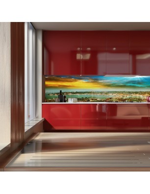 Glas Küchenrückwand 6 mm ESG Motive KRWM-0292