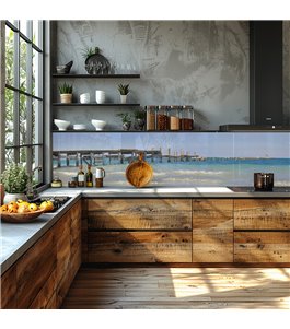 Glas Küchenrückwand 6 mm ESG Motive KRWM-0307