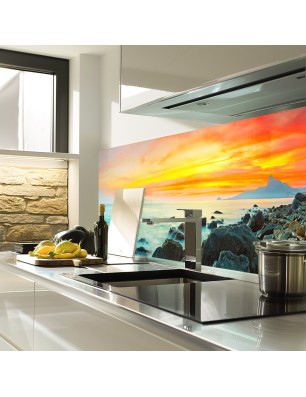 Glas Küchenrückwand 6 mm ESG Motive KRWM-0321