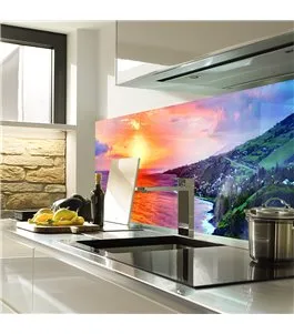 Glas Küchenrückwand 6 mm ESG Motive KRWM-0342