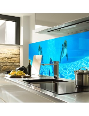 Glas Küchenrückwand 6 mm ESG Motive KRWM-0345