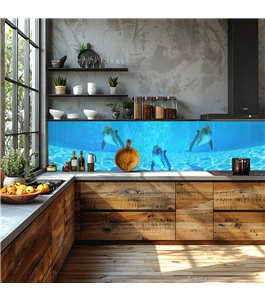 Glas Küchenrückwand 6 mm ESG Motive KRWM-0345
