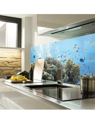 Glas Küchenrückwand 6 mm ESG Motive KRWM-0346