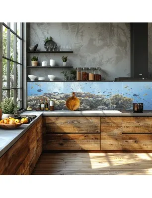 Glas Küchenrückwand 6 mm ESG Motive KRWM-0346