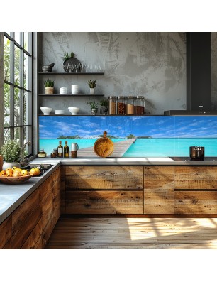 Glas Küchenrückwand 6 mm ESG Motive KRWM-0350