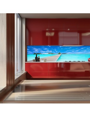 Glas Küchenrückwand 6 mm ESG Motive KRWM-0350