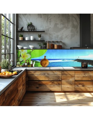 Glas Küchenrückwand 6 mm ESG Motive KRWM-0354