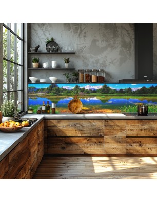 Glas Küchenrückwand 6 mm ESG Motive KRWM-0387