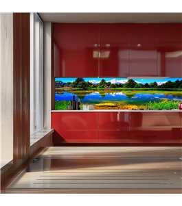Glas Küchenrückwand 6 mm ESG Motive KRWM-0387