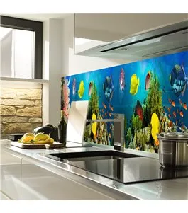 Glas Küchenrückwand 6 mm ESG Motive KRWM-0391